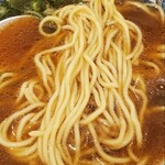 バラそば屋 - 麺は中細タイプでお汁は昔懐かしい中華そばの醤油スープ