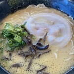 天神家 - 博多ラーメン　¥800
