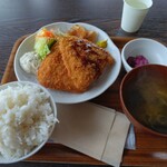 やちよ道の駅食堂 - アジフライ定食