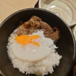 Yakiniku Ten Gamushara - 温泉卵はどうやって食べるのが正解だったのかな…？