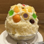 Temmonkammujaki - レギュラーサイズは720mlあるそうです！ミルクと卵の練乳シロップはしみしみで美味しい♥️