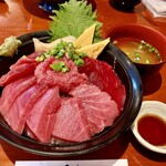 焼津港 みなみ - 【特選】天然南まぐろ丼のセット