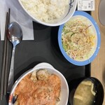 松屋 - 明太タルタルチキン定食