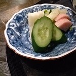 天ぷら岡本 - 香の物