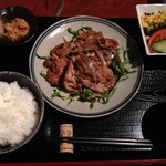 Aburi - 豚もも肉の味噌炒め　800円