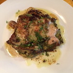 クッチーナ笑多 - ２０１４年１月１４～１８日のランチ「鶏もも肉のガルムソテー」」（１，０００円）サラダ・パン（足りなければライスも）・コーヒーor紅茶付