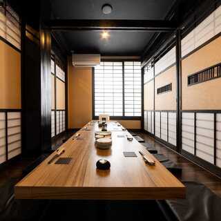 A relaxing space that values the Japanese atmosphere