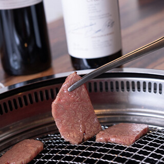 Wide selection of wines◎Extensive drink menu that can be enjoyed with Yakiniku (Grilled meat)