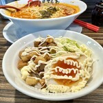 麺屋まる玉 - ミニチャーシュー丼＋マヨネーズ