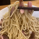 煮干らーめん 川むら - 和え玉麵リフト