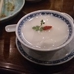 中華菜館 同發 - サービスの杏仁豆腐
