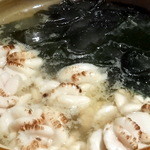 釧路寒ダラ白子と鳴門のワカメ鍋