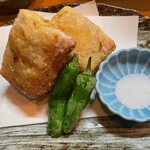 季節料理 よし野 - エビしんじょう蓮根挟み揚げ