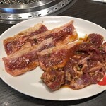 Yakiniku Reimen Yamanakaya - 焼肉欲張りセット1375円