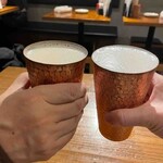 Motsuyaki Shinjukusanchoume Fujiya - 生ビール