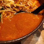 柳家 - マーボ納豆 のスープ