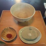 ふくべ三 - パワーupした蕎麦がき♡(*´・ω-)b♡塩と醤油で頂けます♡