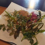 ふくべ三 - 蕎麦粉の天婦羅♡カリカリ感が堪りません♡(人*´∀｀)♡