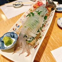 対馬のどぐろとイカ活き造り 博多 魚蔵 都ホテル店 - 