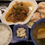 Shokudou Kanae - もつ煮込み&唐揚げ定食
