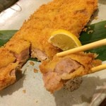 塩梅・ロースかつは程よい弾力がありながら、むちゃくちゃ柔らかい！