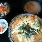 Miyagawa - 日替わりランチ　ひれかつの煮かつ丼定食