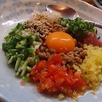 四季の食彩さとう - 五色納豆サラダ850円