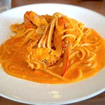 Itaria Ichiba Baru - 渡り蟹の濃厚トマトクリームソーススパゲッティ