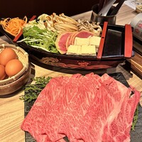 黄金出汁しゃぶと江戸前寿司 肉のあさつ 梅田お初天神店 - 