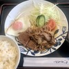 しゃとう - 料理写真:Aランチ生姜焼き定食　¥1,000-