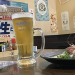 焼きもの家 慶 - 二杯目もナマ^_^