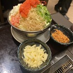 Monja Teppanyaki Iroha Uta - 明太子餅チーズもんじゃ+ベビースター