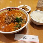 匠 - 麻辣坦々麺、小ライス、極太メンマ