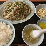 Taiga - レバニラ炒め定食