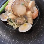 Seafood chunky fresh pasta