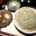 BUVEUR AWAYUKI - ざる蕎麦　塩二種類　麺汁　胡桃味噌付き