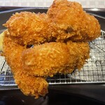 こだわりとんかつあぢま - カキフライ定食