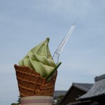 翠 - .....抹茶ほうじ茶ミックスソフト４００円税込.....