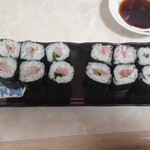 寿司 若竹丸 - 長崎白鉄火(左)とネギトロ巻き(右)