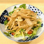 太郎源 - ごぼう天と旬の野菜サラダ