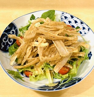 Tarou Gen - ごぼう天と旬の野菜サラダ