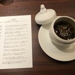 カントニーズ 燕 - 数種類のキノコと広東乾燥野菜の佛跳醬　精進蒸しスープ
