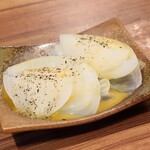 シウマイ堂 正屋 - 新玉ネギのバター醤油