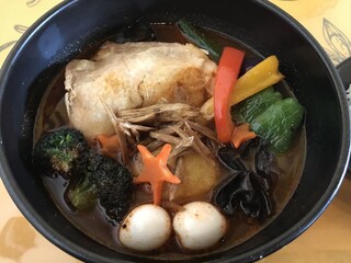 SOUP CURRY PARI PARI - レギュラースープ　パリパリチキン（辛さ７番）