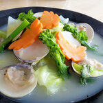 中華ダイニング SCENT - 蛤と春キャベツのあっさり煮