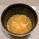 Sushi Au - 真鯛、金目鯛、のどぐろのあら汁