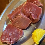 ホルモンまさる  - ハツ　美味