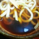 七福 - うどん　汁は名古屋らいい