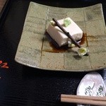 江戸正 - お通しのゴマ豆腐