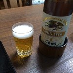 江戸正 - ビール大瓶（550円）